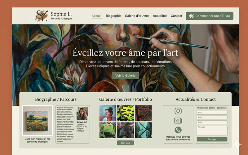 Sophie L. - Portfolio artistique